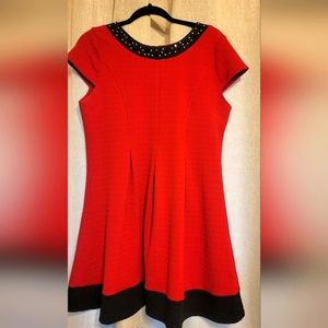 COPY - Red and Black Dress